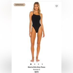 Hunza G black swimsuit